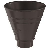 Воронка водосборная круглая RR 32 Тёмно-коричневый 125/90 Воронка водосборная круглая RR 32 Тёмно-коричневый 125/90