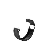 Соединитель желоба с резиновым уплотнителем RAL 9005 Чёрный 125/90 Соединитель желоба с резиновым уплотнителем RAL 9005 Чёрный 125/90